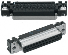 09664516512, D-Sub socket 37 Female Solder PCB THT/Straight, Harting