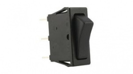 RND 210-00704, Rocker Switch, 1CO, ON-ON, Black, RND Components