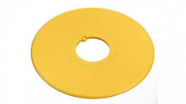 HWAV5-0, Blank Nameplate Yellow, IDEC