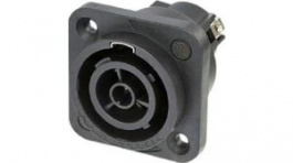 NAC3FPX-ST-TOP, Appliance Outlet Connector, Screw Terminal, Neutrik