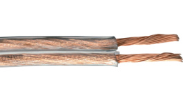 LC1074, Audio cable 2 xx0.75 mm2 transparent, Bandridge