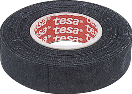 51608 19MMX15M, Black fabric tape black 19 mmx15 m, Tesa