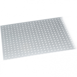 4001116378546, Steel perforated plate (square holes) 500 x 250 x 1.5 mm, Alfer
