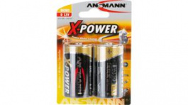 5015633 [2 шт], X-Power Alkaline Battery 1.5 V LR20 Pack of 2 pieces, Ansmann