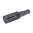 601-0700 Female cable connector Black 7P 7 'C'