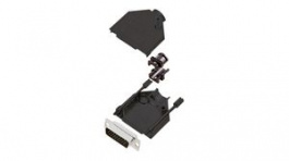 DTZK15-BK-HDP26-K, DA-26 Plug D-Sub HD Connector Kit, Zinc Backshell, Encitech Connectors