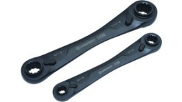 CX6DBM2, Black Oxide Ratcheting Metric Wrench Set&nbsp;&nbsp; 209.5 mm, Crescent