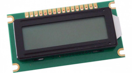 DEM 08171 SBH-PW-N, Дисплей: LCD; алфавитно-цифровой; STN Negative; 8x1; 60x33x12мм, Display Elektronik