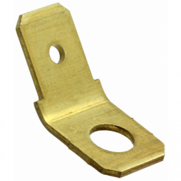 140814-1, Наконечник: плоский; 6,3мм; 0,8мм; "папа"; на провод; латунь, TE Connectivity