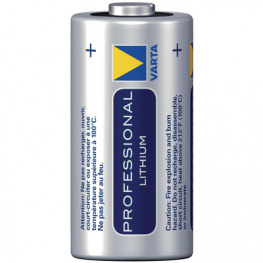 CR123A, Photo Battery Lithium Manganese Dioxide 3 V 1600 mAh, Varta