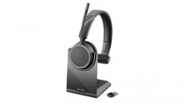212740-01, Headset, Voyager 4200, Mono, On-Ear, 20kHz, Bluetooth, Black, Poly