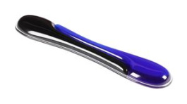 62397, Gel Keyboard Wrist Rest, Black / Blue, Kensington