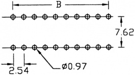DP10-DI-02H-03, DIL switch THD 2P, Taiway
