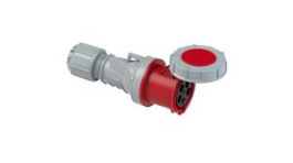 2355-6v, CEE Socket POWER TWIST 5P 16mm² 63A IP67 400V Red/White, PC Electric