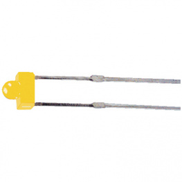 L-2060YD, LED; 1,8мм; желтый; 5-8мкд; 70°; Поверхность: выпуклая; 2,1?2,5В, Kingbright