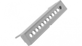 CNMB/4/TG508, Terminal Guard 5.08mm Drilled Holes Size 4 70.6mm Polycarbonate Light Grey, CamdenBoss