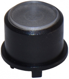 1FS091, Cap round diam. 9.6 mm black, MEC