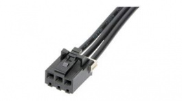 36921-0303, L1NK 396 Receptacle Cable Assembly, 3.96mm Pitch, 300mm, Black, Molex