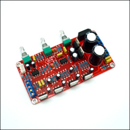 KIT MP1325, Полный усилитель НЧ (100 Вт). 2 х 25 Вт + 1 х 50 Вт (сабвуфер) + темброблок, МАСТЕР КИТ