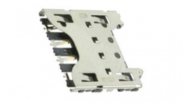 78723-1001, Micro SIM Card Socket, Push / Pull, 6 Poles, Molex