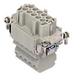 CSSF 10, CSS, 10 poles + earth, female insert, with female contacts, silver plated, ILME