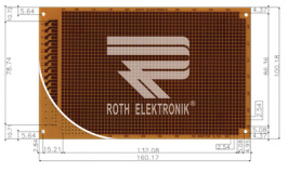 RE317-HP, Laboratory card Phenol hard-paper FR2, Roth Elektronik