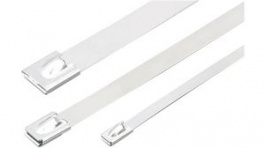 RND 475-00731, Stainless Steel Cable Tie with Ball Lock 360 mm Pack of 50 pieces, RND Cable