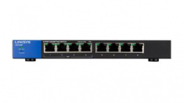 LGS108P-EU, PoE+ Ethernet Switch, RJ45 Ports 8, 1Gbps, Unmanaged, BELKIN