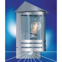 L 170 S, Outdoor light fixture with sensor 100 W high-grade steel, Steinel