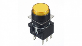 LB1P-1T04Y, Pilot Light Yellow 24 VAC/DC, IDEC