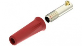 RND 350-00140, Straight Banana Plug&nbsp;&nbsp;diam.4mm Red 36A Screw, RND Lab