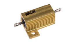 HS25 R1F, Aluminium Housed Wirewound Resistor 100mOhm +-1% 25W, Arcol
