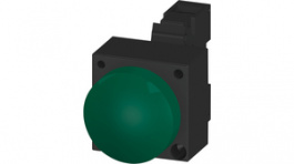 3SB32486AA40, Indicator with LED, Plastic, green, Siemens