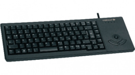 G84-5400LUMEU-2, XS Trackball Keyboard US USB Black, Cherry