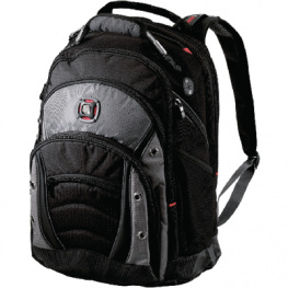 600635, Synergy notebook rucksack 39.6 cm (15.6") black, Wenger