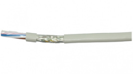 LI-YCY 4X0.14 MM2 [100 м], Control cable 4 x 0.14 mm\x1a shielded Bare copper stranded wire grey, Cabloswiss