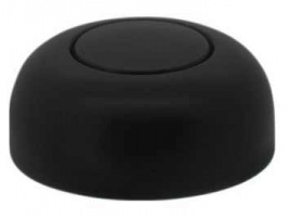 MW9Z-B13B, Mushroom Button 2-Pack Black, IDEC