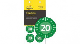 6946-2020, Inspection Plate 2020 Peel Proof Film 30mm Green, Zweckform