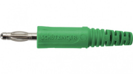 FK 9 L Ni / GN, Laboratory plug diam 4 mm green, Schutzinger