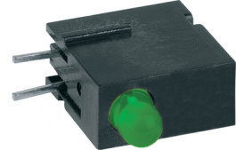 1801.8033, LED; в корпусе; зеленый; 2,8мм; Кол-во диод: 1; 2мА; 60°; 1?5мкд, Mentor
