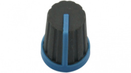 RND 210-00318, Push-on Knob, black, T18 shaft, RND Components