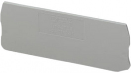 3038590, D-ST 2,5-QUATTRO-MT End plate, Grey, Phoenix Contact