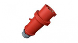 13A, CEE Plug 5P 2.5mm² 16A IP44 400V Red, Mennekes