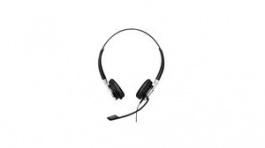 1000645, Headset, IMPACT 600, Stereo, On-Ear, 18kHz, USB/Stereo Jack Plug 3.5 mm, Black / Silver, Sennheiser