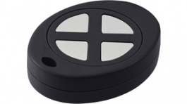 RND 455-00111, Key fob enclosure 55 x 43 x 13.4 mm black ABS, RND Components