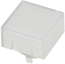 1KS1116, Cap square transparent 14.3 x 14.3 mm, MEC
