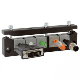 KEL-ER-E5, Cable entry frame 147 x 40 mm IP 65 No. of grommets=5, Icotek