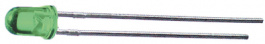 264-7SYGT/S530-E2, LED; 3мм; желто-зеленый; 63?125мкд; 40°; Поверхность: выпуклая, Everlight