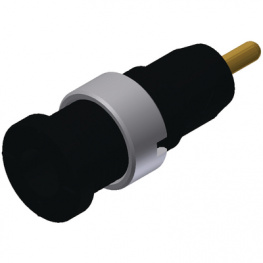 MSEB 2630 S1,9 Au schwarz / black, Safety socket diam. 2 mm black, SKS Kontakttechnik