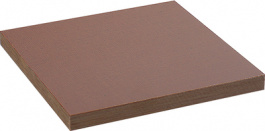 HGW 2082 BROWN 500X500X6, Cotton fabric plate 500 x 500 x 6 mm, -